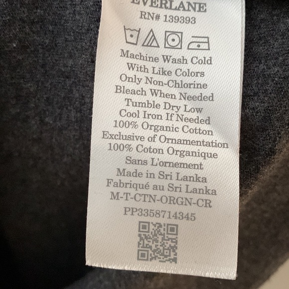 Everlane The Essential Organic Crew in Grey Size S - Picture 6 of 9